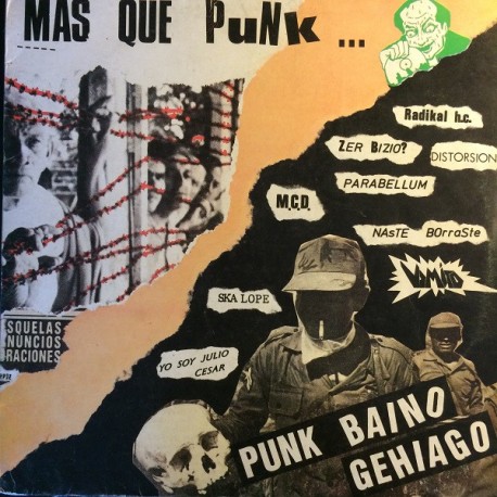 Mas Que Punk... Punk Baino Gehiago - (reed. Discos Suicidas)