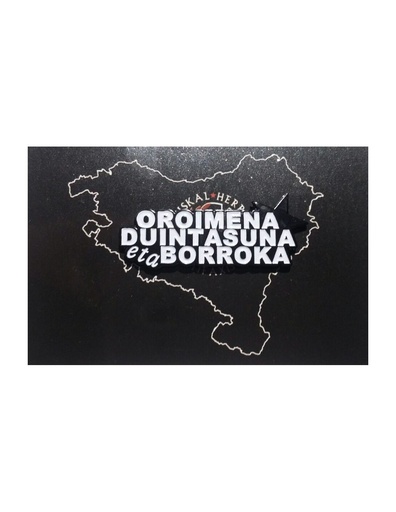[DD-TX3081] OROIMENA, DUINTASUNA ETA BORROKA (PIN)