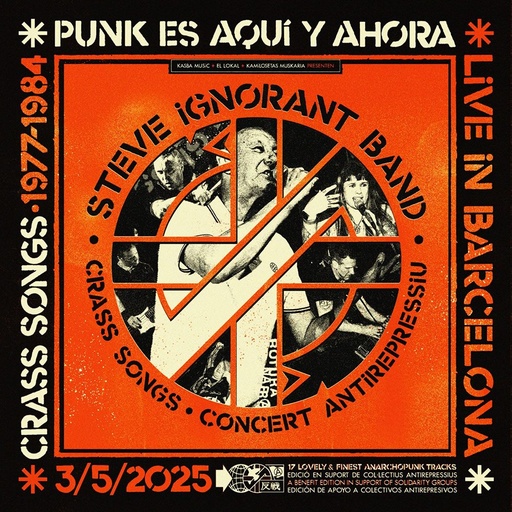 [DD-LP4223] STEVE IGNORANT BAND -  Punk es aquí y ahora, Live in Barcelona
