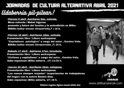 cartel jornadas cultura alternativa abril 20